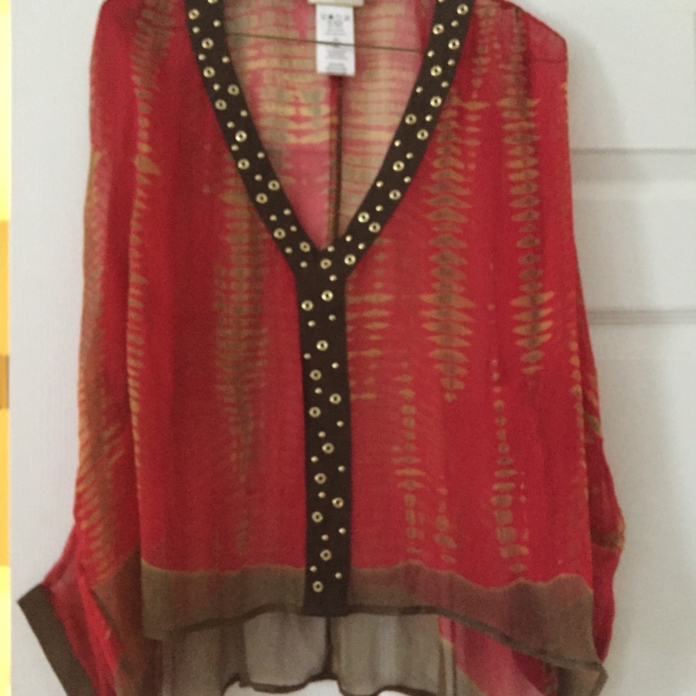 michael sheer topper sz xs/s